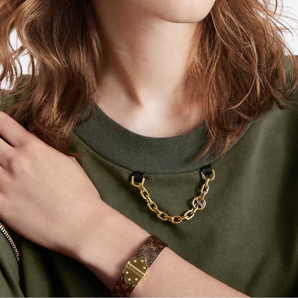 LOUIS VUITTON NANO MONOGRAM BRACELET - Picture 1 of 4